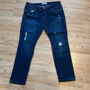 CAbi Dark Blue Slim Boyfriend